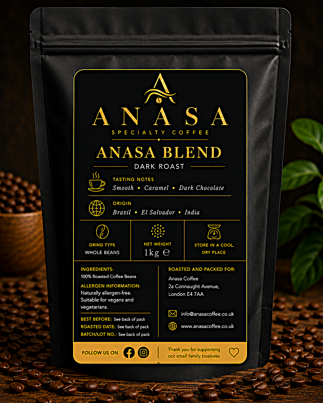 Anasa Blend - Dark Roast